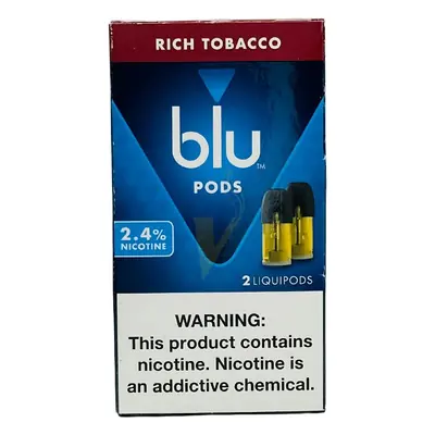Blu Pods 2.4% Rich Tobacco 2pk - 5ct