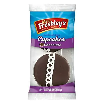 Bakery Mrs Fresh Cup Cake Choc 2pk/4oz - 6ct