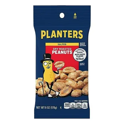 Planters Peg DR Peanuts 6oz - 12ct