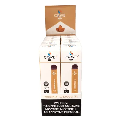 Crave Max Virginia Tob 3% - 10ct