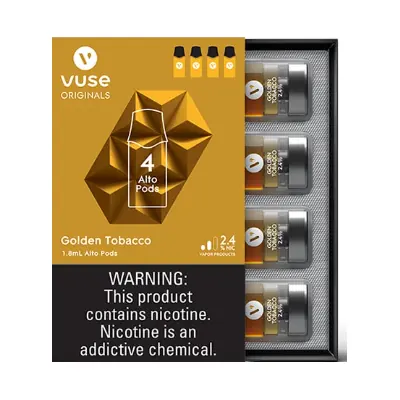 Vuse Alto 4Pk 2.4% Golden - 5/4pk