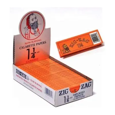 Zig Zag 1-1/4 Orange French - 24ct