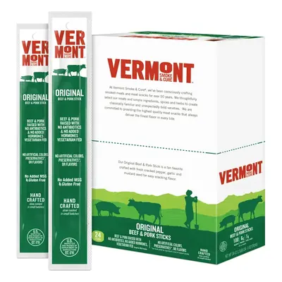 Vermont Smk Beef Pork Stick 1oz - 24ct