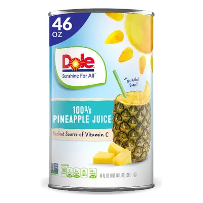 Dole Pineapple Juice 46oz - 12ct