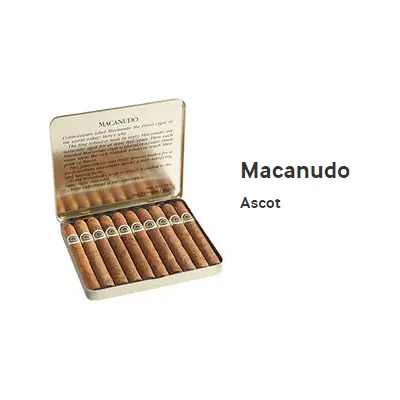 Macanudo Ascot - 10/10pks