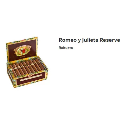 Romeo y Juliet Reserve Robusto - 27wd