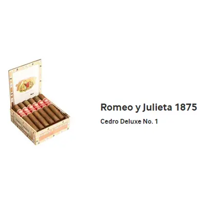Romeo y Juliet Cedros #1 - 25wd