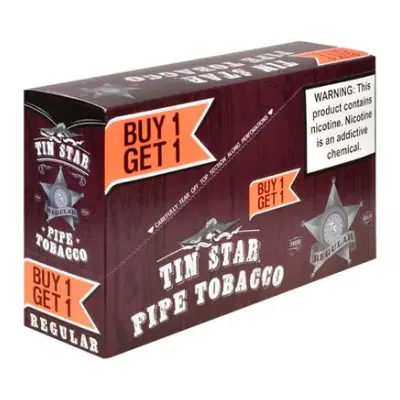 Tin Star Regular Pipe B1G1F Pch - 6ct