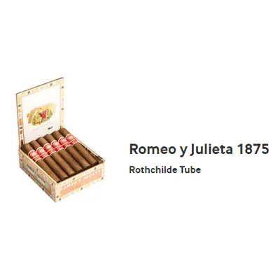 Romeo y Juliet Rothchilde Tube - 10wd