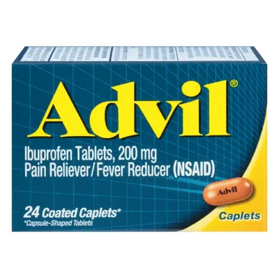 Advil Caplet Bottle 24pk - 1ct