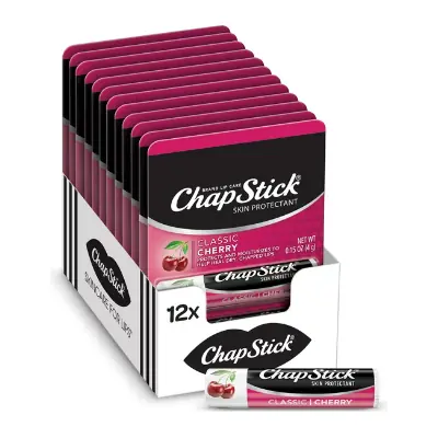 Chapstick Cherry Stick - 12ct