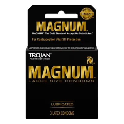 Trojan Condoms Magnum 3pk - 1ct