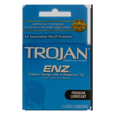 Trojan Condoms Blue Classic 3pk - 1ct