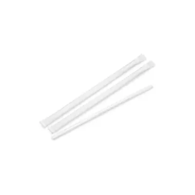 Straws Wrapped Clear 10.25 - 500ct
