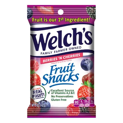 Welchs Peg Berries & Cherries 5oz - 12ct