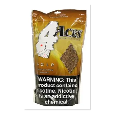 4-Aces Gold Pipe Tobacco 6oz Bag