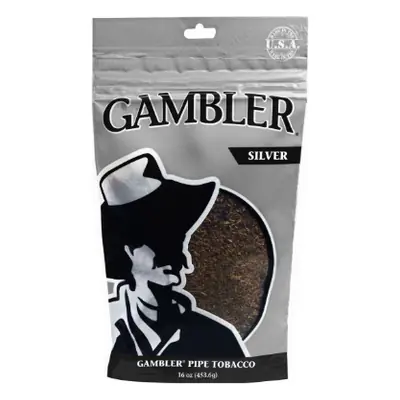 Gambler Pipe Silver 6oz Bag