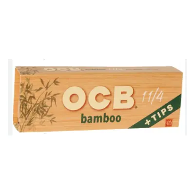 OCB Papers Bamboo 1-1/4 + Tips - 24ct