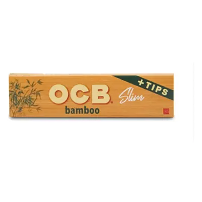 OCB Papers Bamboo Slim + Tips - 24ct