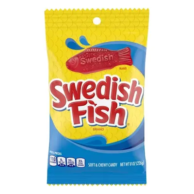 Swedish Fish Peg Red 8oz - 12ct