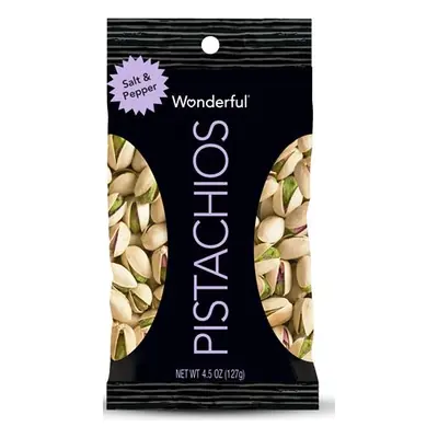 Wonderful Pistachios Salt/Pepper 4.5oz - 8ct