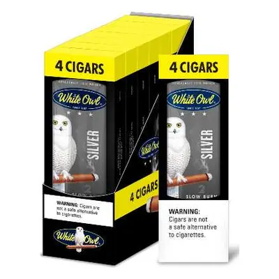 White Owl 4pk Silver - 7ct