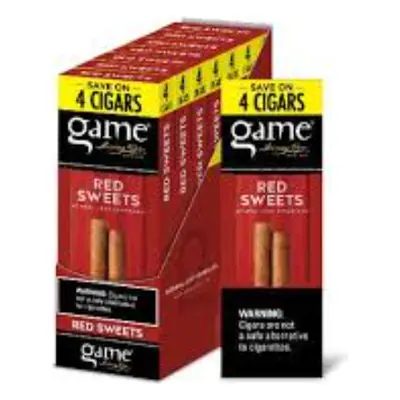 Game Cigarillo 4pk Red - 7ct