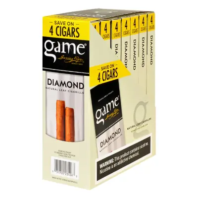 Game Cigarillo 4pk Diamond - 7ct