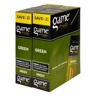 Game Cigarillo Save/2 Green Sweets (MA Only) - 30c