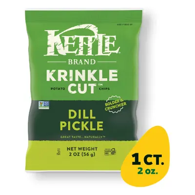 Kettle Chips Dill Pickle 2oz - 6ct
