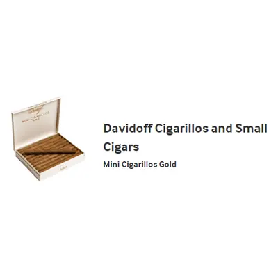Davidoff Mini Cigarillos Gold - 5/20ct